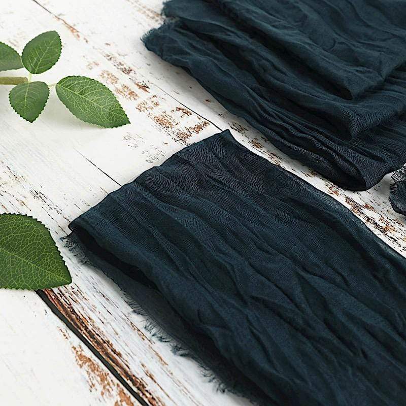 5 Gauze Cheesecloth Cotton Dinner Napkins NAP_CHES_NAVY