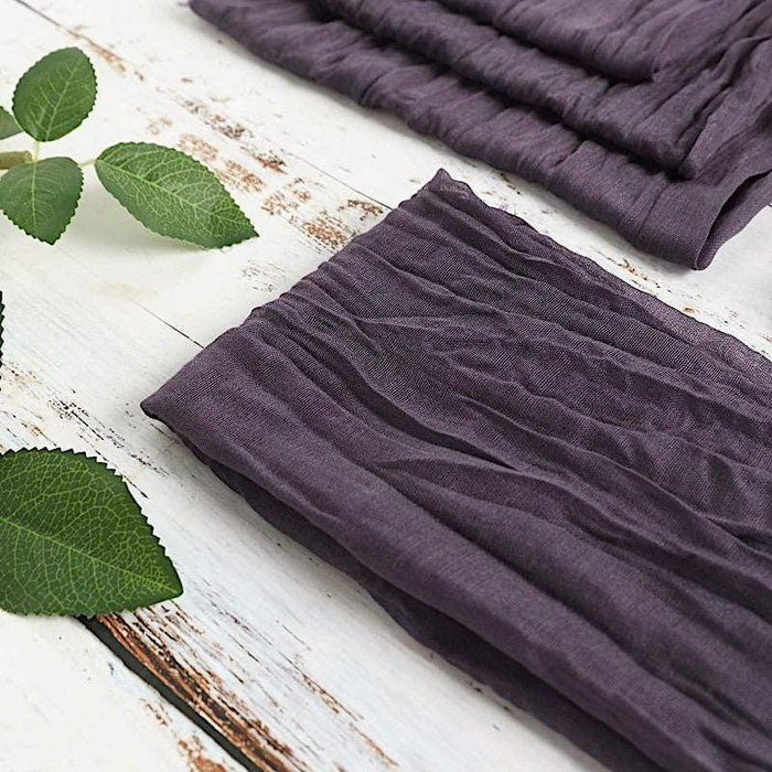 5 Gauze Cheesecloth Cotton Dinner Napkins NAP_CHES_PURP