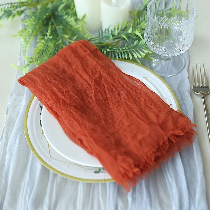 5 Gauze Cheesecloth Cotton Dinner Napkins NAP_CHES_TERC