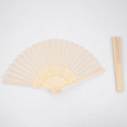 5 Handheld Silk Folding Fans Decorative Wedding Favor FAV_FAN_IVR1