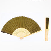 5 Handheld Silk Folding Fans Decorative Wedding Favor FAV_FAN_WILL1