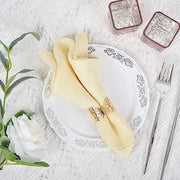 5 Metallic Butterfly Napkin Rings - Gold NAP_RING11_GOLD