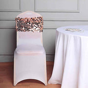 5 pcs 10" wide Large Payette Sequined Chair Sashes