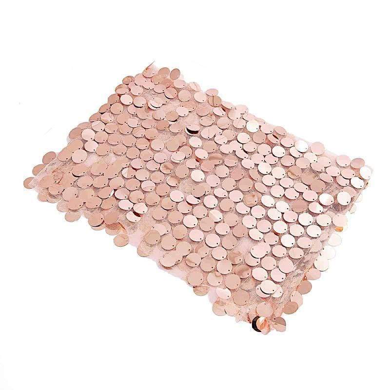 5 pcs 10" wide Large Payette Sequined Chair Sashes