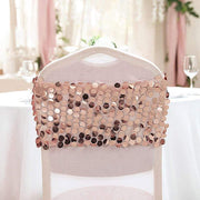 5 pcs 10" wide Large Payette Sequined Chair Sashes