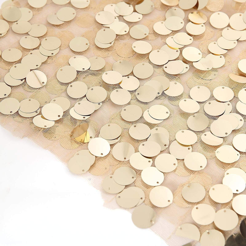 5 pcs 10" wide Large Payette Sequined Chair Sashes