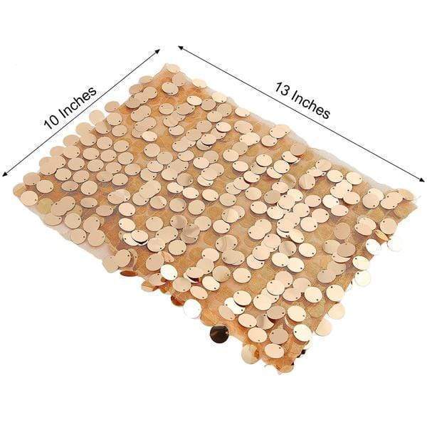 5 pcs 10" wide Large Payette Sequined Chair Sashes