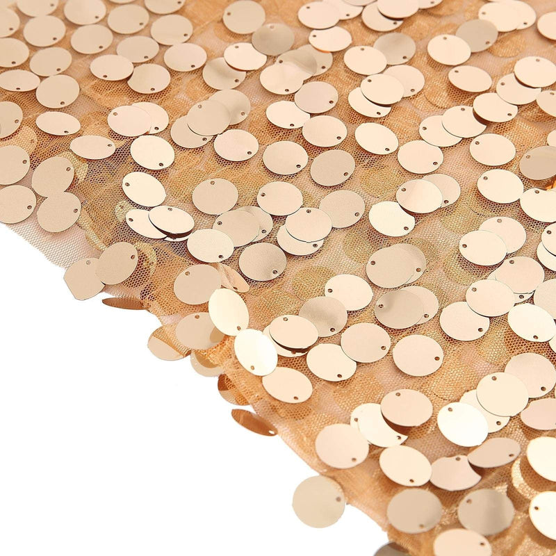 5 pcs 10" wide Large Payette Sequined Chair Sashes