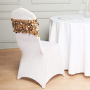 5 pcs 10" wide Large Payette Sequined Chair Sashes