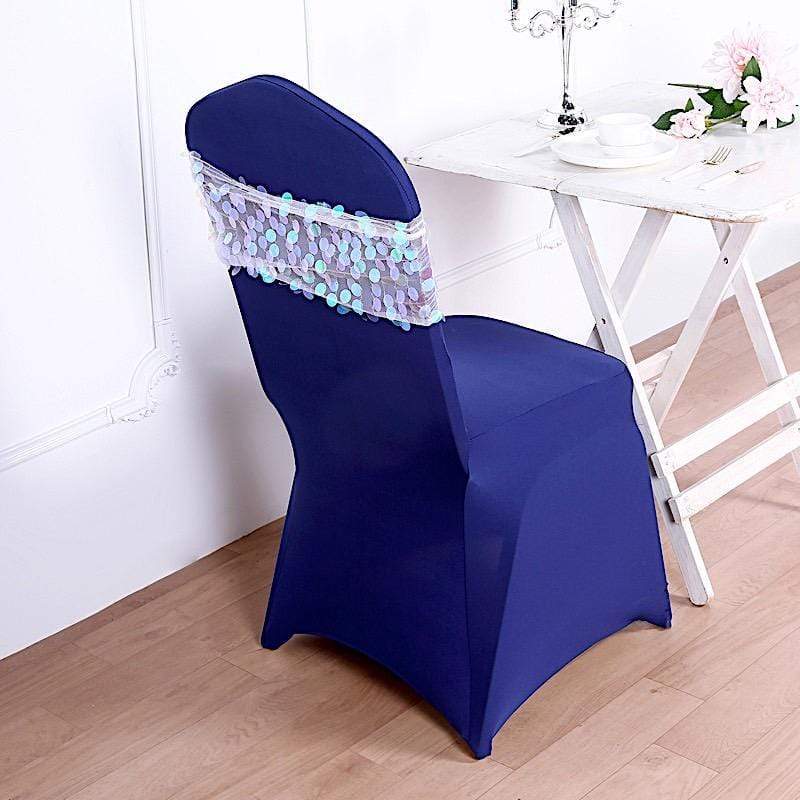 5 pcs 10" wide Large Payette Sequined Chair Sashes