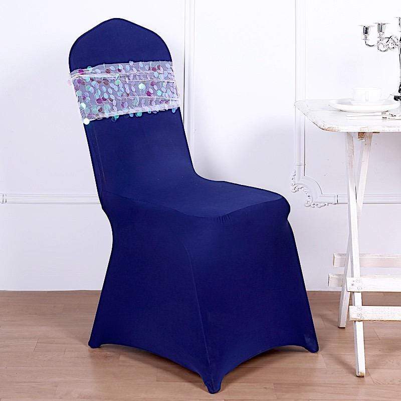 5 pcs 10" wide Large Payette Sequined Chair Sashes