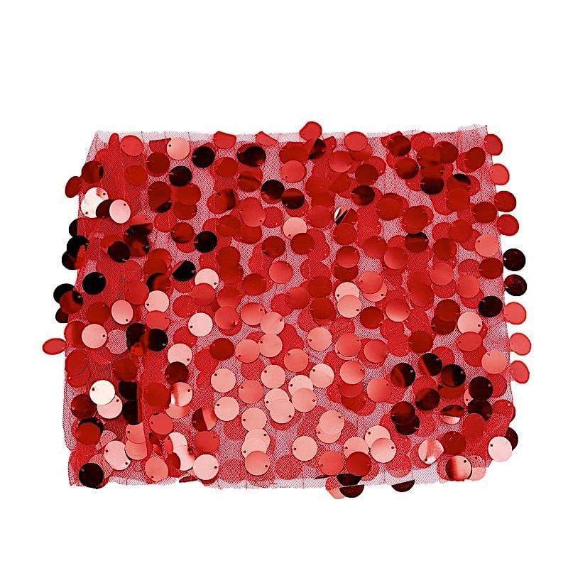 5 pcs 10" wide Large Payette Sequined Chair Sashes