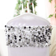 5 pcs 10" wide Large Payette Sequined Chair Sashes