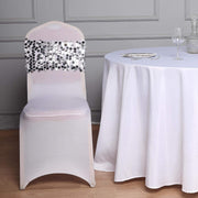 5 pcs 10" wide Large Payette Sequined Chair Sashes