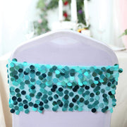 5 pcs 10" wide Large Payette Sequined Chair Sashes