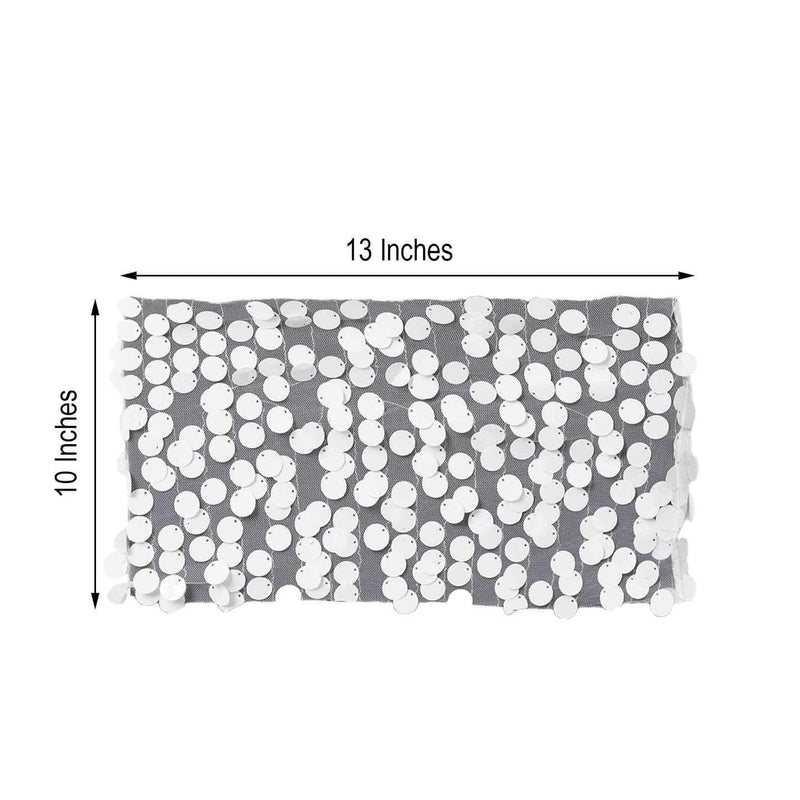 5 pcs 10" wide Large Payette Sequined Chair Sashes