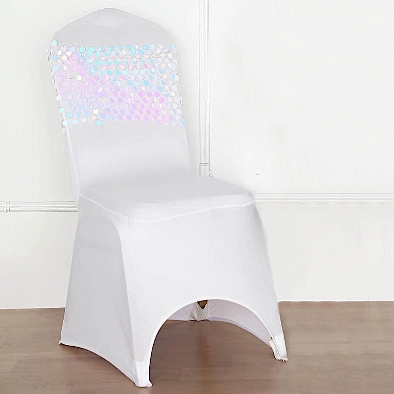 5 pcs 10" wide Large Payette Sequined Chair Sashes