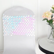 5 pcs 10" wide Large Payette Sequined Chair Sashes