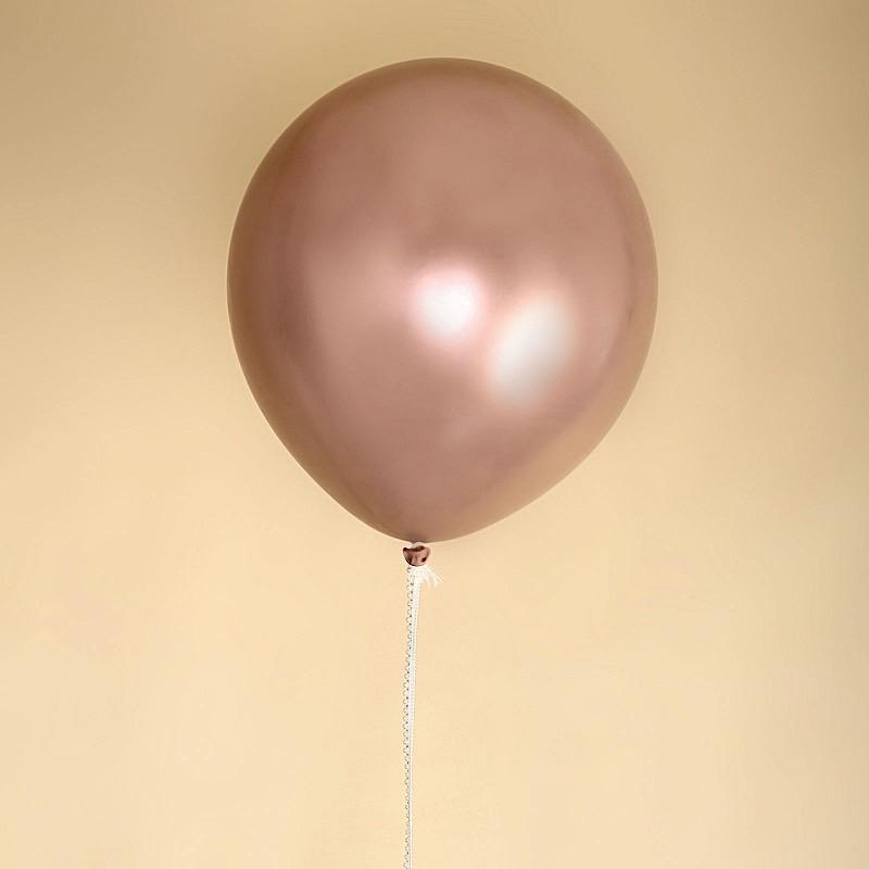 5 pcs 18" Round Metallic Latex Balloon