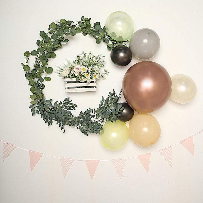 5 pcs 18" Round Metallic Latex Balloon