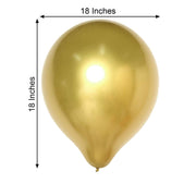 5 pcs 18" Round Metallic Latex Balloon