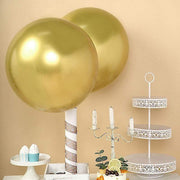 5 pcs 18" Round Metallic Latex Balloon