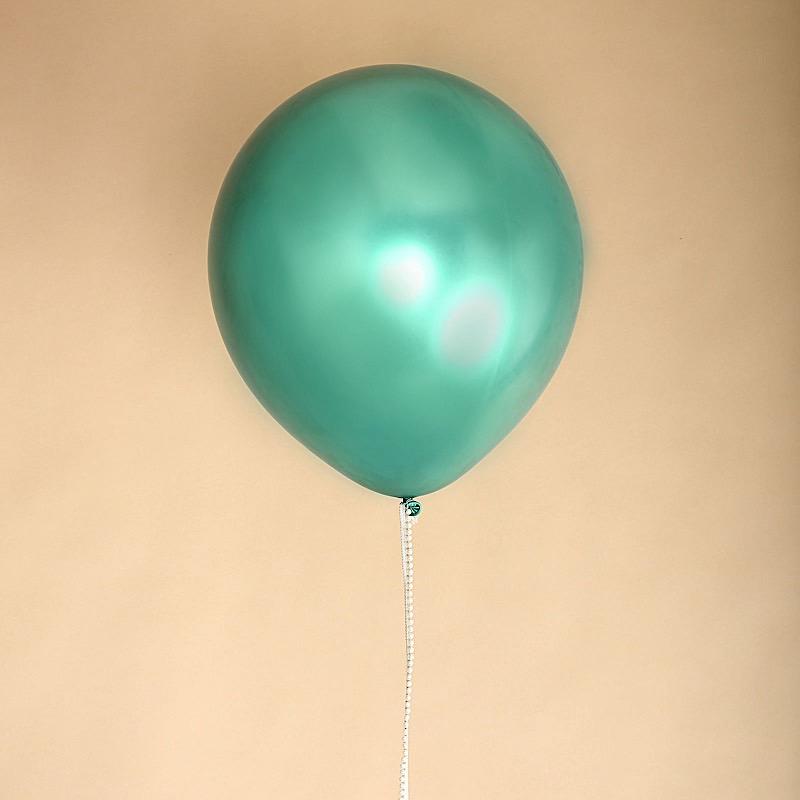 5 pcs 18" Round Metallic Latex Balloon