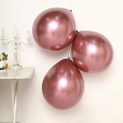 5 pcs 18" Round Metallic Latex Balloon