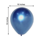 5 pcs 18" Round Metallic Latex Balloon