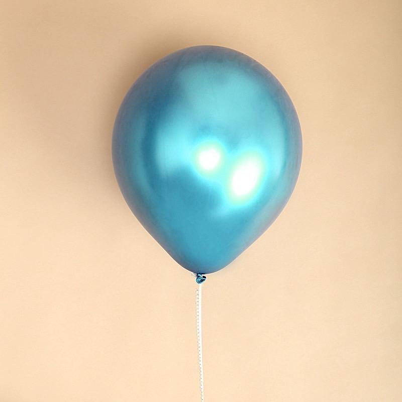 5 pcs 18" Round Metallic Latex Balloon