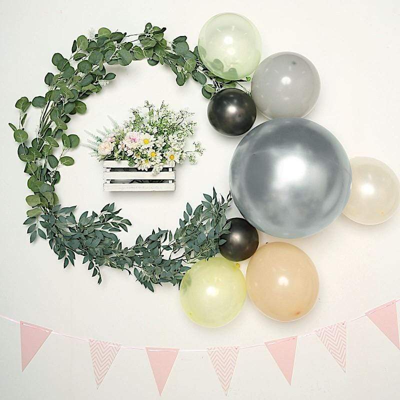 5 pcs 18" Round Metallic Latex Balloon