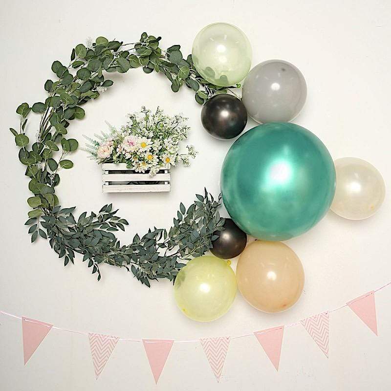 5 pcs 18" Round Metallic Latex Balloon