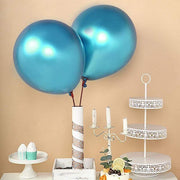 5 pcs 18" Round Metallic Latex Balloon