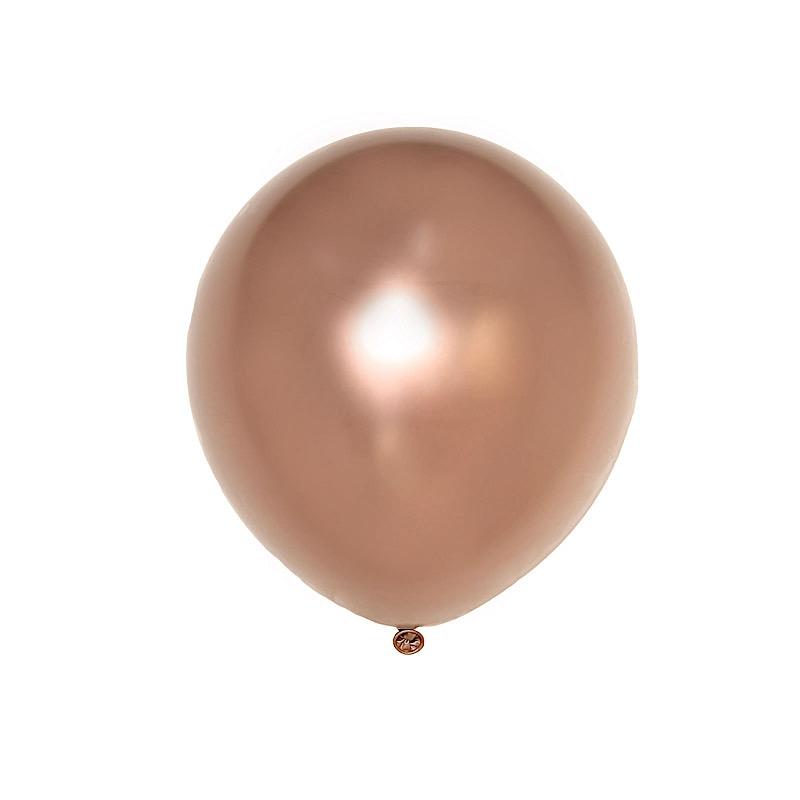 5 pcs 18" Round Metallic Latex Balloon BLOON_MET_18_054