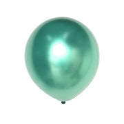 5 pcs 18" Round Metallic Latex Balloon BLOON_MET_18_GRN