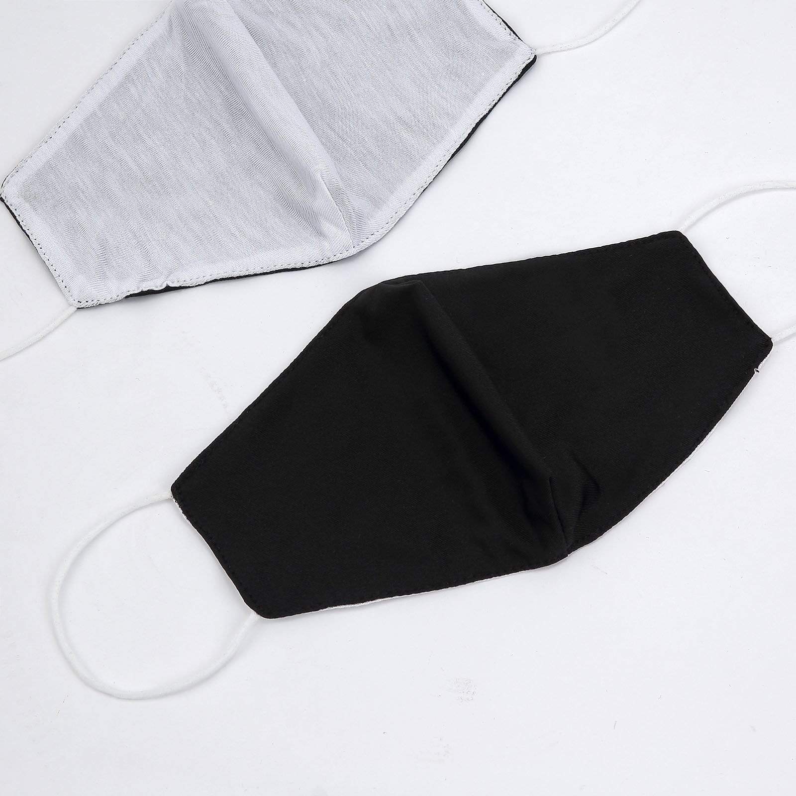 5 pcs 2-Layer Cotton Face Masks Washable Protective Covers