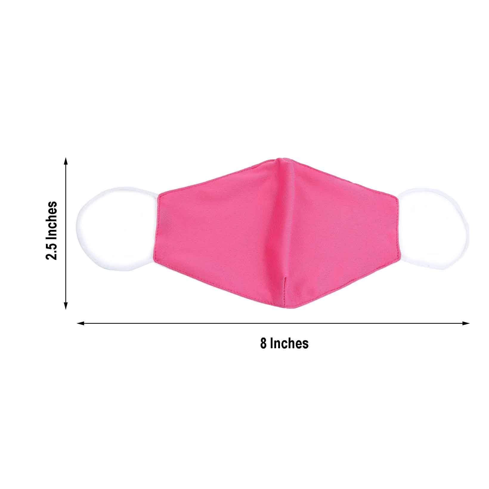 5 pcs 2-Layer Cotton Face Masks Washable Protective Covers