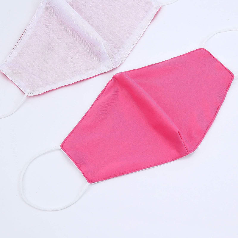 5 pcs 2-Layer Cotton Face Masks Washable Protective Covers