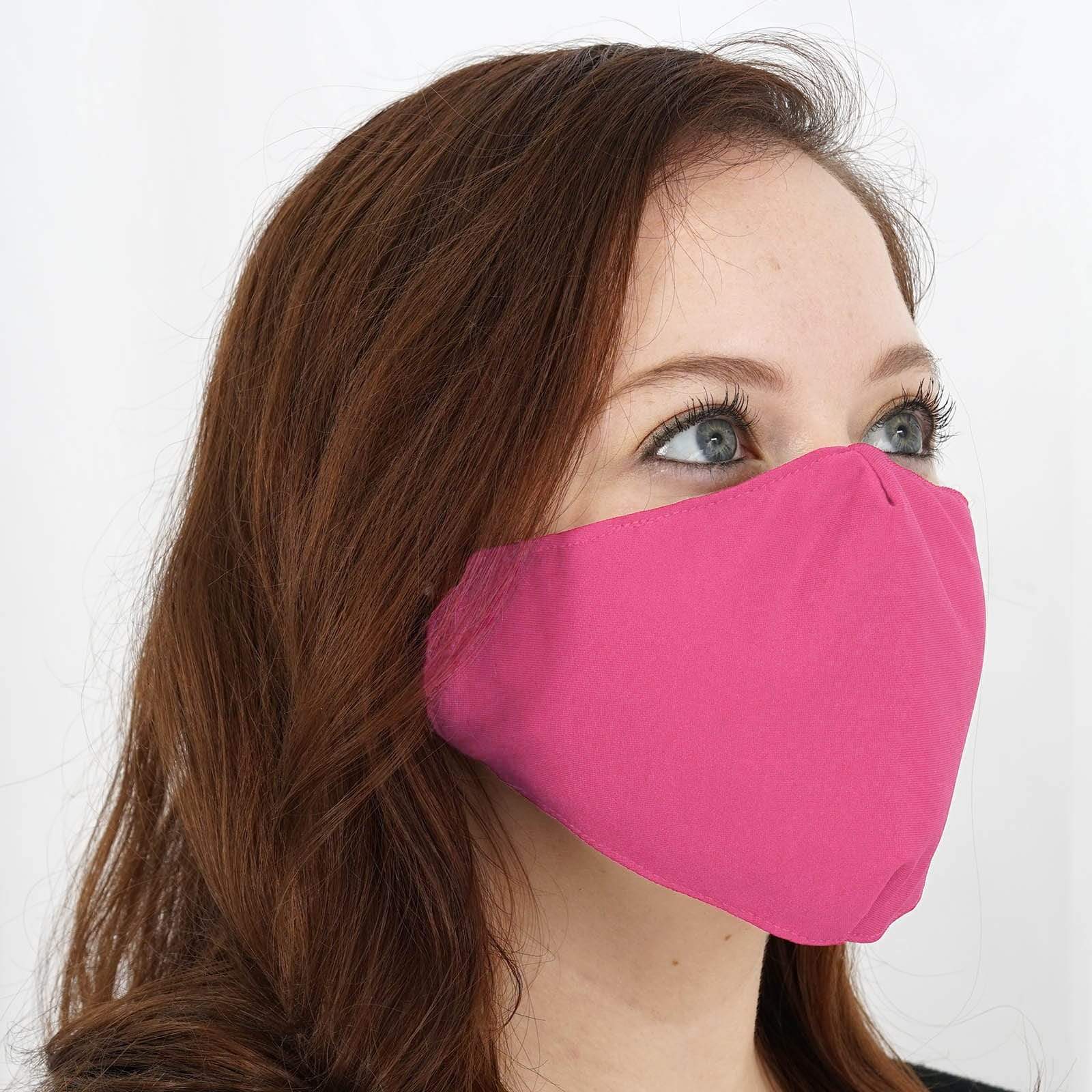 5 pcs 2-Layer Cotton Face Masks Washable Protective Covers