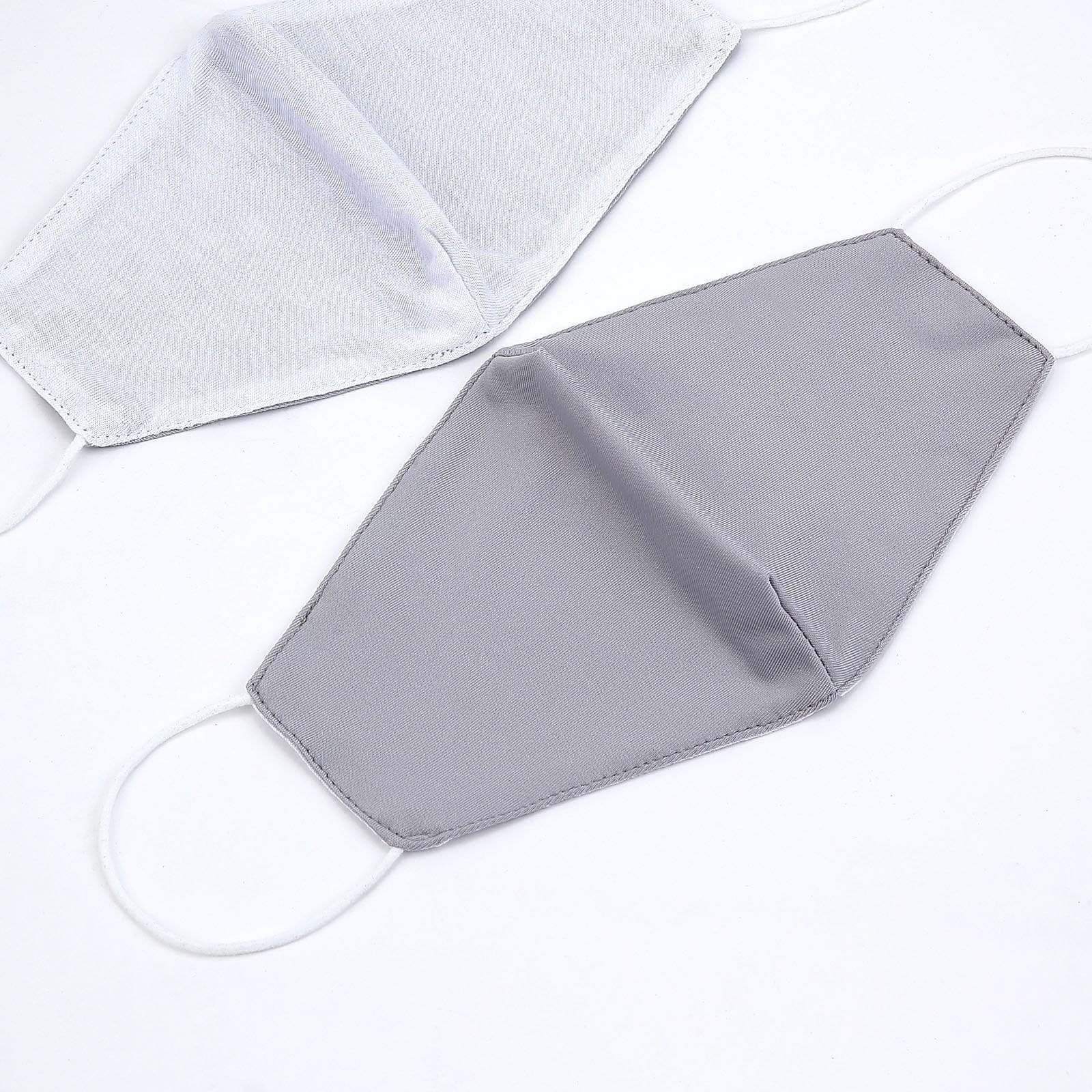 5 pcs 2-Layer Cotton Face Masks Washable Protective Covers