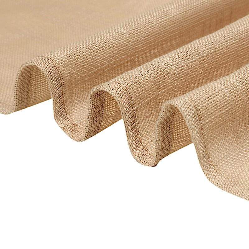 5 pcs 20" x 20" Premium Faux Burlap Polyester Table Napkins