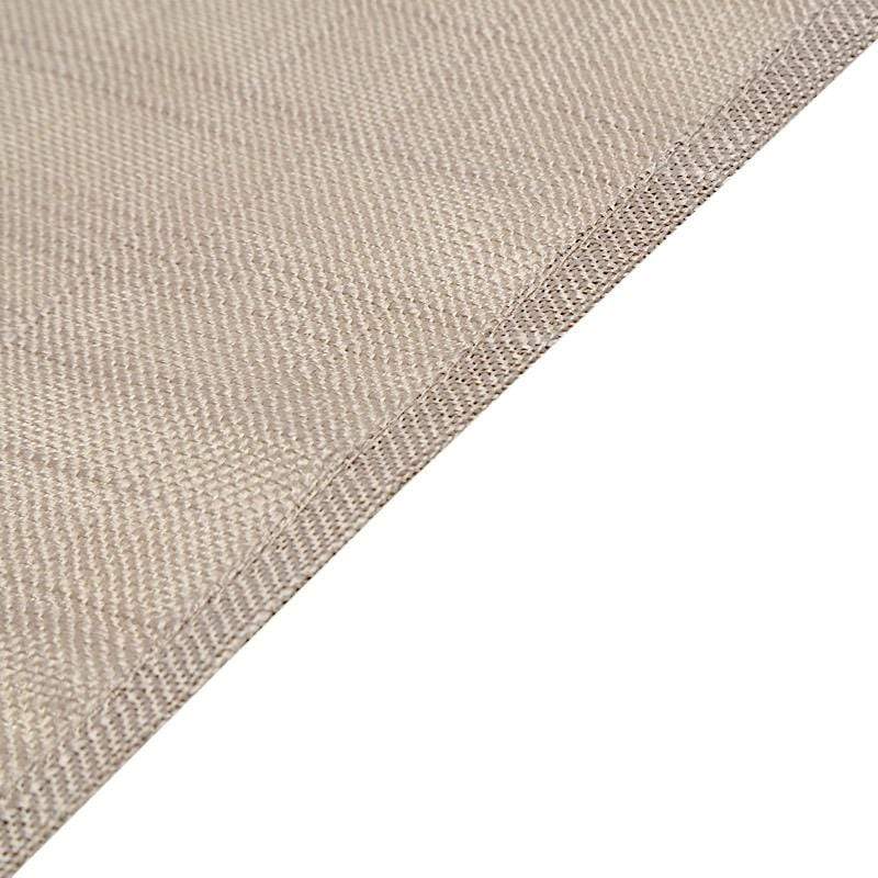 5 pcs 20" x 20" Premium Faux Burlap Polyester Table Napkins