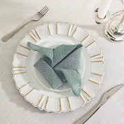 5 pcs 20" x 20" Premium Faux Burlap Polyester Table Napkins NAP_JUTE02_086