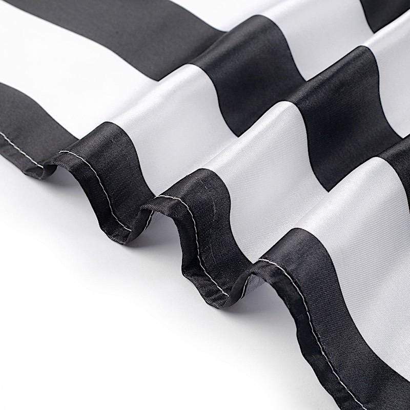 5 pcs 20" x 20" Stripes Satin Table Napkins