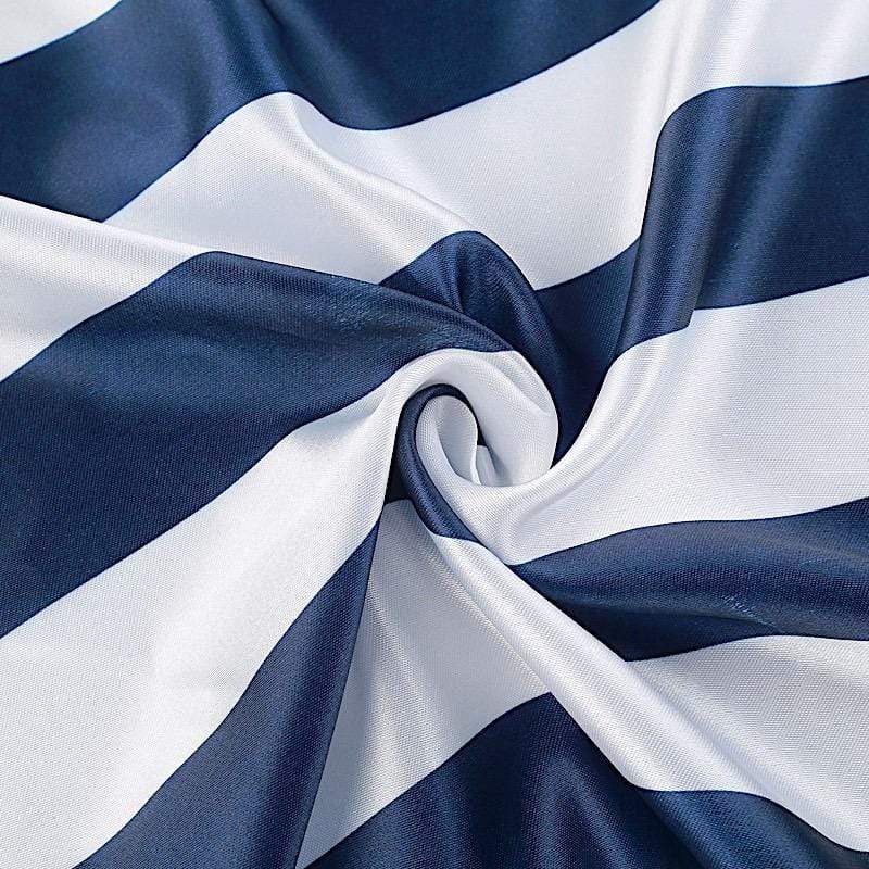 5 pcs 20" x 20" Stripes Satin Table Napkins