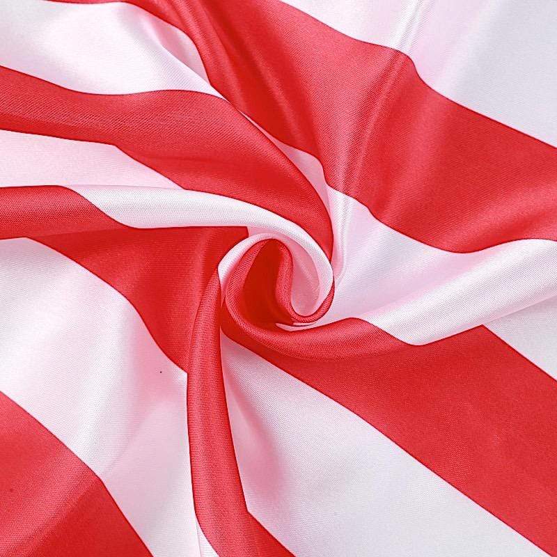 5 pcs 20" x 20" Stripes Satin Table Napkins