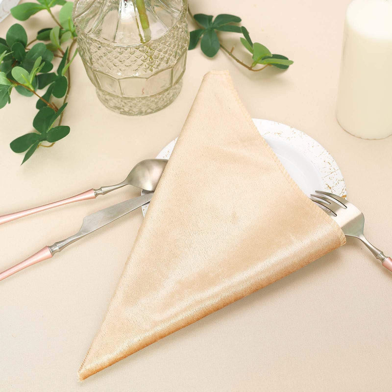 5 pcs 20"x20" Premium Velvet Napkins