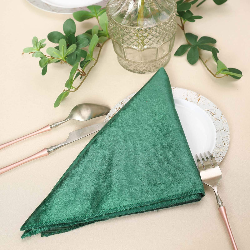 5 pcs 20"x20" Premium Velvet Napkins