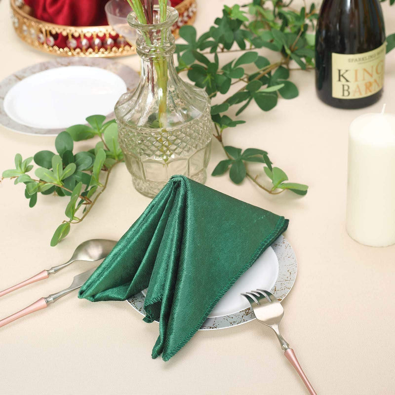 5 pcs 20"x20" Premium Velvet Napkins