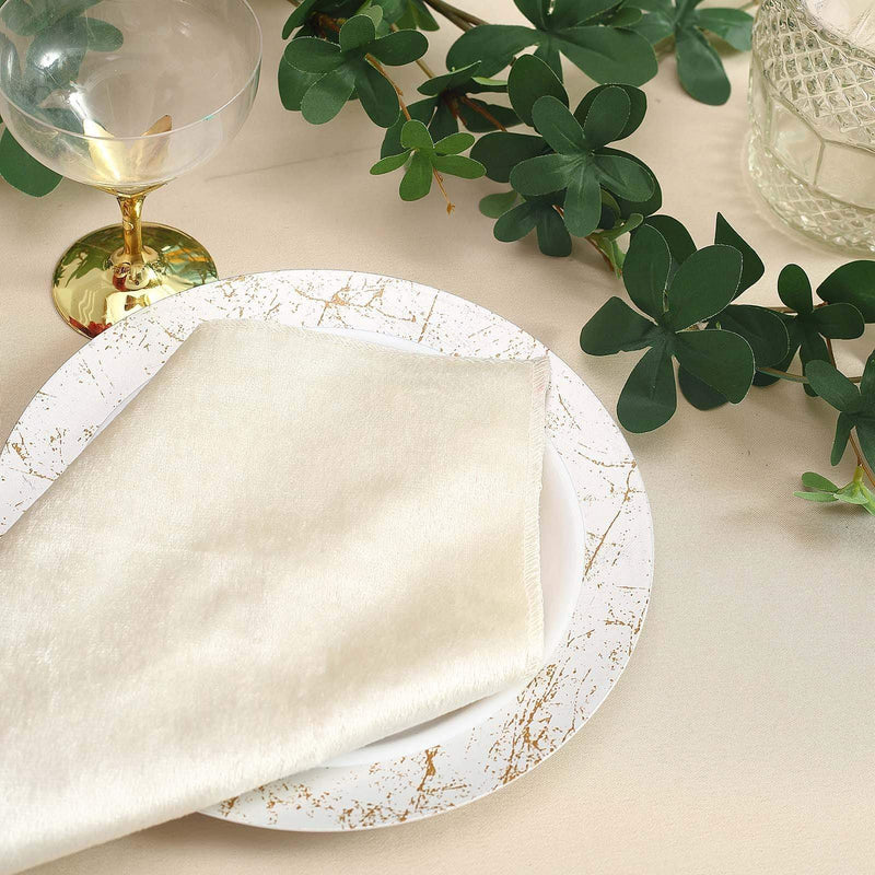 5 pcs 20"x20" Premium Velvet Napkins